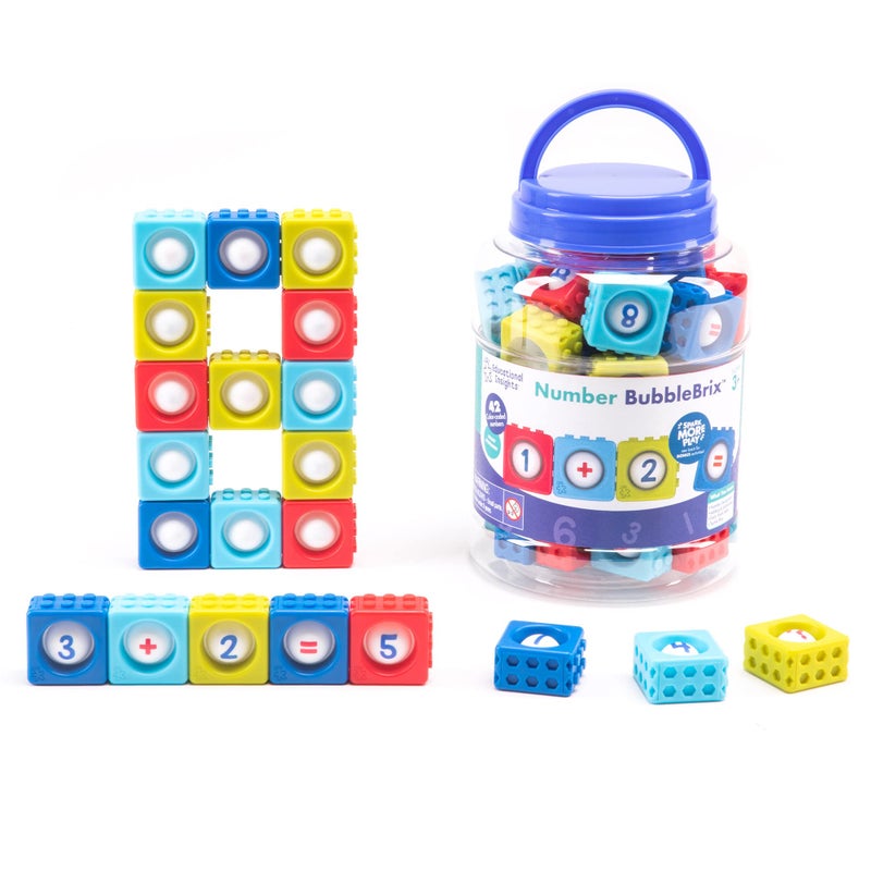 Educational Insights Number BubbleBrix Toddler Learning Toys Learn Numbers Fidget Popper Learning Toys Gift for Kids Ages 3 - Image 3