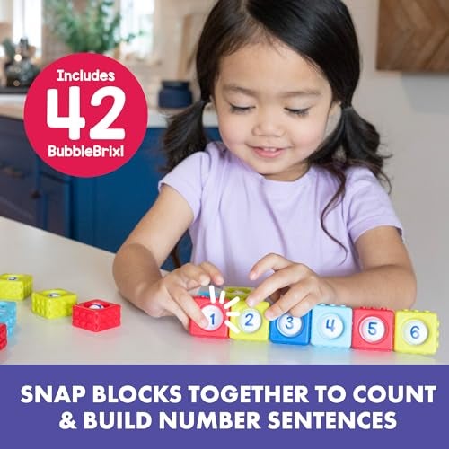 Educational Insights Number BubbleBrix Toddler Learning Toys Learn Numbers Fidget Popper Learning Toys Gift for Kids Ages 3 - Image 5