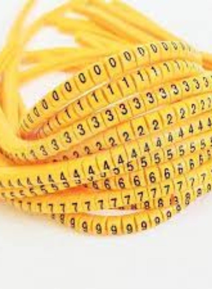 KNP KNP Cable Marker Tube (2.6mm - 4.2mm) (W) is designed for labeling and organizing cables with diameters ranging from 2.6mm to 4.2mm.  - Image 1