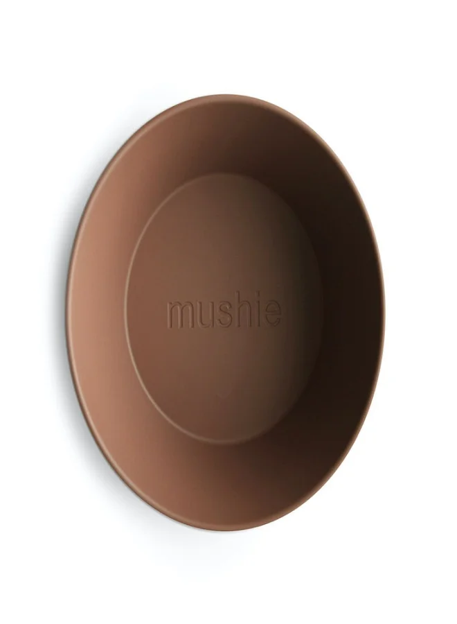 mushie Dinner Bowl Round Caramel