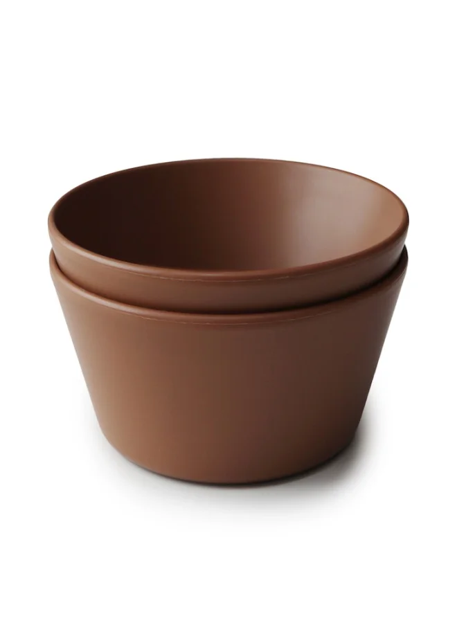mushie Dinner Bowl Round Caramel