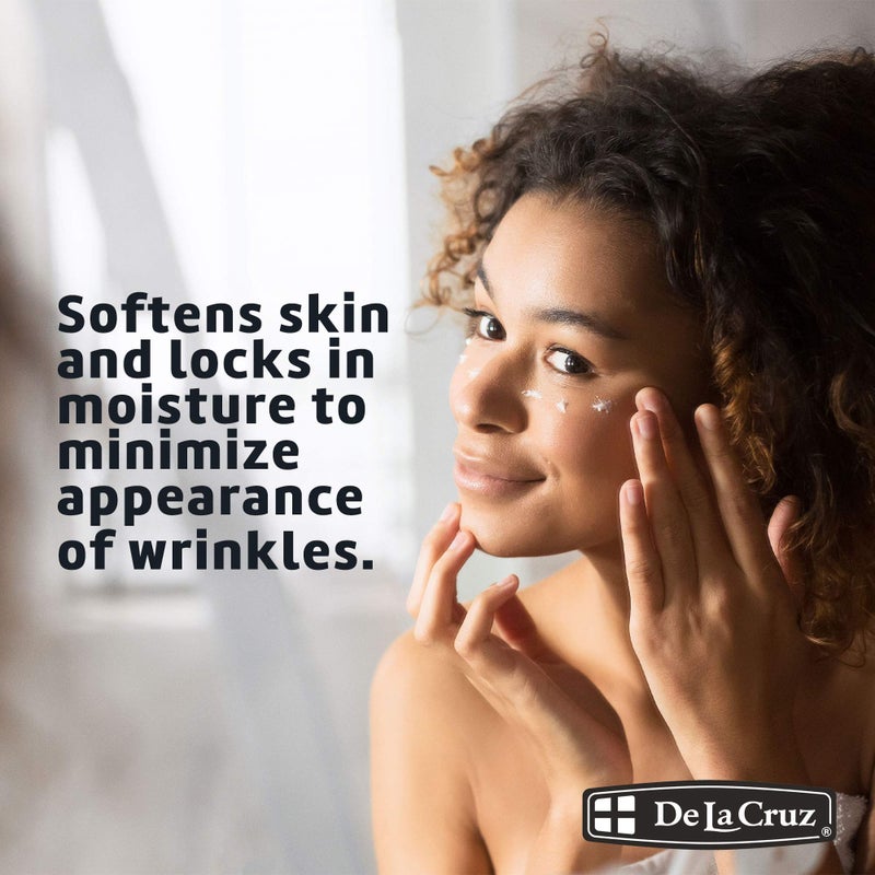 De La Cruz Vitamin E Cream Moisturizer for Face and Neck - Moisturizing Skin Care for All Skin Types - Made in USA, 4 oz (3 Pack) - Image 5