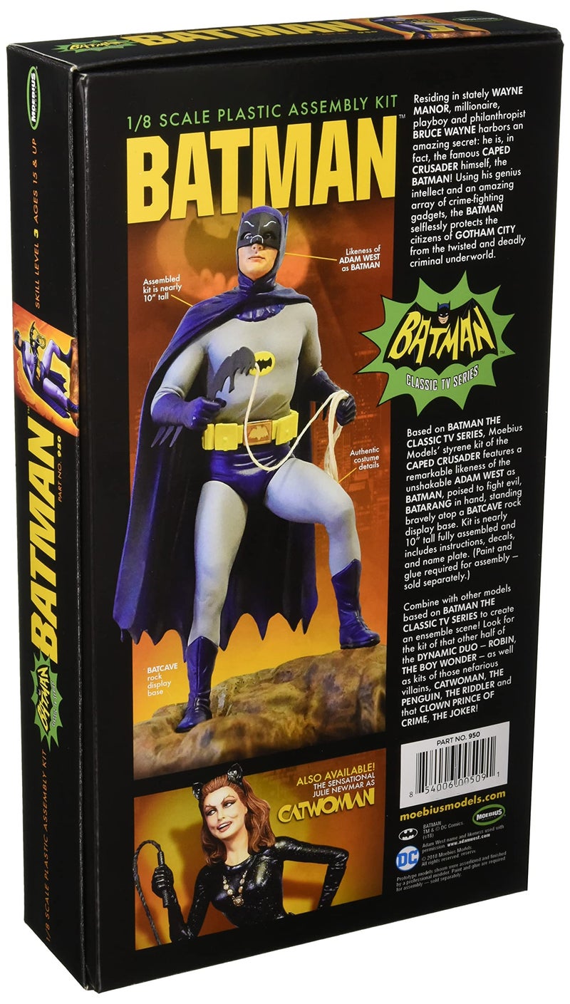 Moebius Models Moebius Batman 1966 TV Series: Batman Model Kit (1:8 Scale) - Image 2