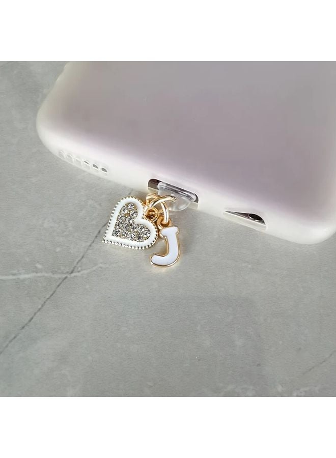 سدادة غبار قلب إبداعية لهواتف آيفون من 5 إلى 14، إكسسوار هاتف مع واجهة هدية - Image 1