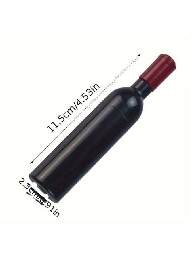 12 قطعة فتاحة زجاجات النبيذ الأسود مادة ABS فتاحة زجاجات قابلة للطي للشامبانيا والحانات - Image 3