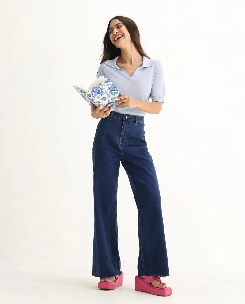 ريريزم Women's Wide Leg Denim
