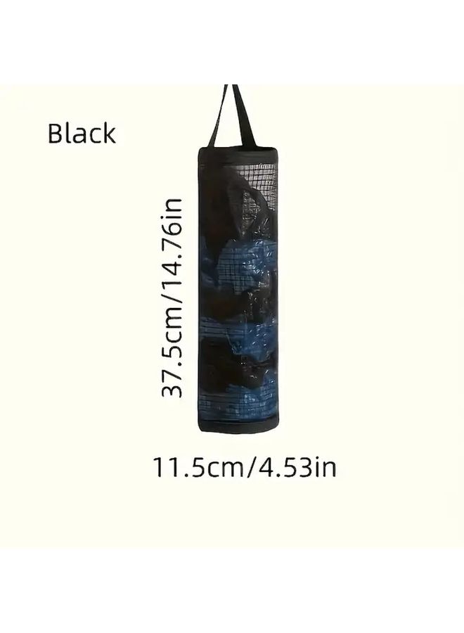 Nordic Black 4 Season Wall Mounted Plastic Bag Holder Pet Mesh Dispenser - Image 3