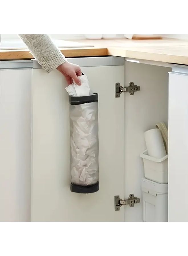 Nordic Black 4 Season Wall Mounted Plastic Bag Holder Pet Mesh Dispenser - Image 5