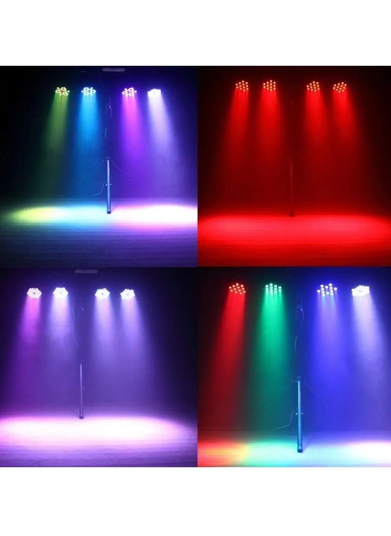 Stage Lights,36 LED Party Par Lights with Sound Activated Remote and DMX Control, Multiple RGB Lighting Effects DJ Lights