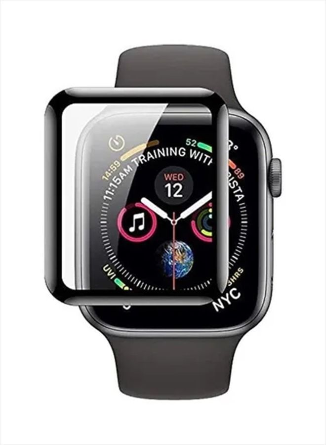 واقي شاشة ساعة ذكية متوافق مع Apple Watch Series 7 مقاس 45 ملم شفاف - Image 1