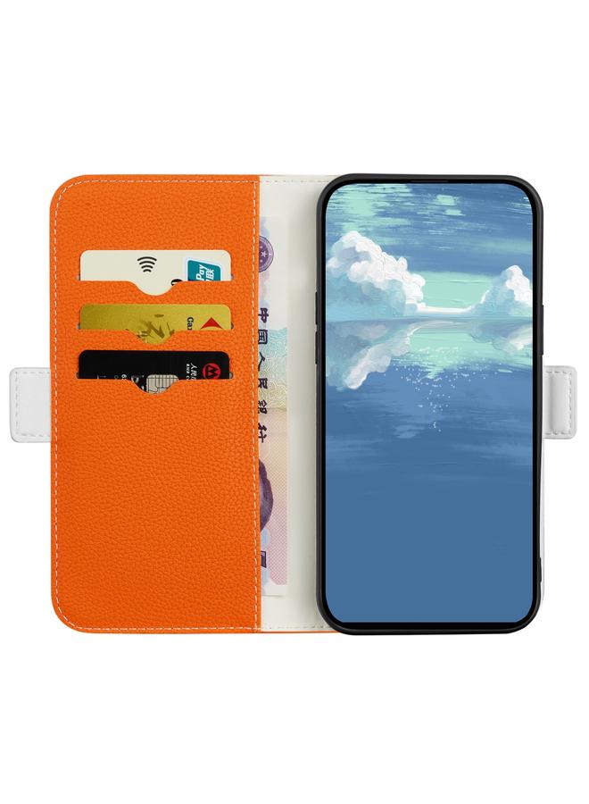 Zaboon Case For iPhone 12 Pro Max Candy Color Litchi Texture Leather Phone Case - Image 4