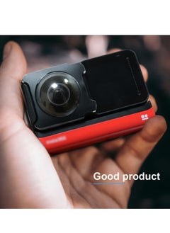 KASTWAVE Dual Lens Guards for Insta360 One RS/ONE R, Sticky Panoramic Lens Protection Cap Accessories, with Silicone Lens Cover  - Image 2