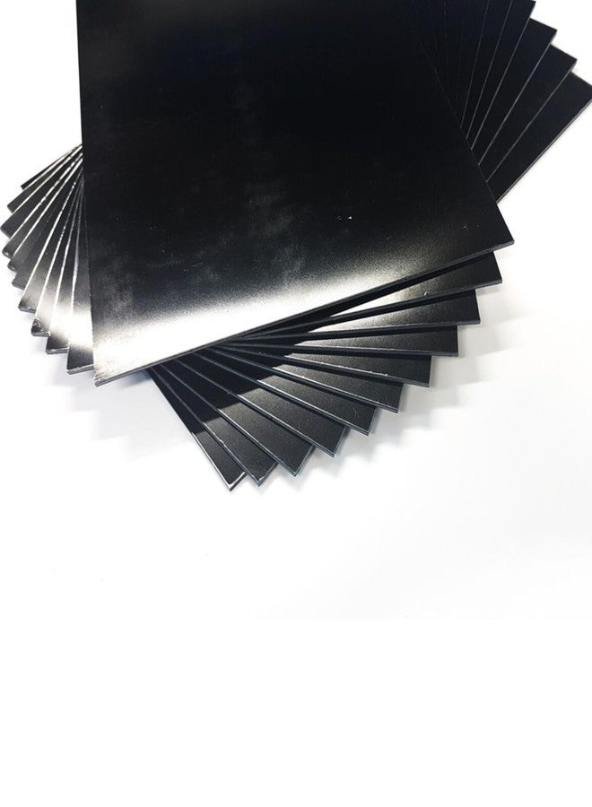 Singhal 380x380 MM Black Premium Polypropylene PP Sheet Set of 5 Pcs - 1mm Thickness, Durable, Lightweight & Weatherproof for Industrial & DIY Use - Image 2