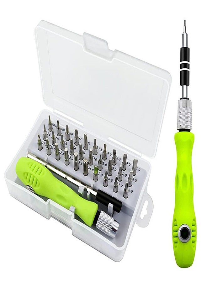 VRUKSH ENTERPRISES 32-in-1 Mini Screwdrivers Set with Case, Precision Screwdriver Kit, 32 in 1 Magnetic Repair Tool Kit, With flexible bar, adjustable length - Image 1