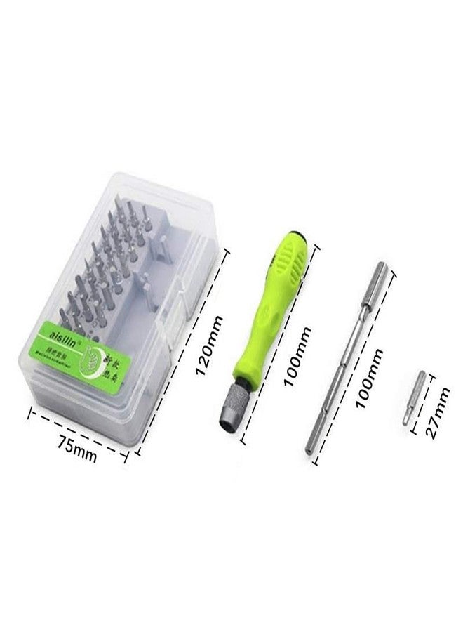 VRUKSH ENTERPRISES 32-in-1 Mini Screwdrivers Set with Case, Precision Screwdriver Kit, 32 in 1 Magnetic Repair Tool Kit, With flexible bar, adjustable length - Image 5