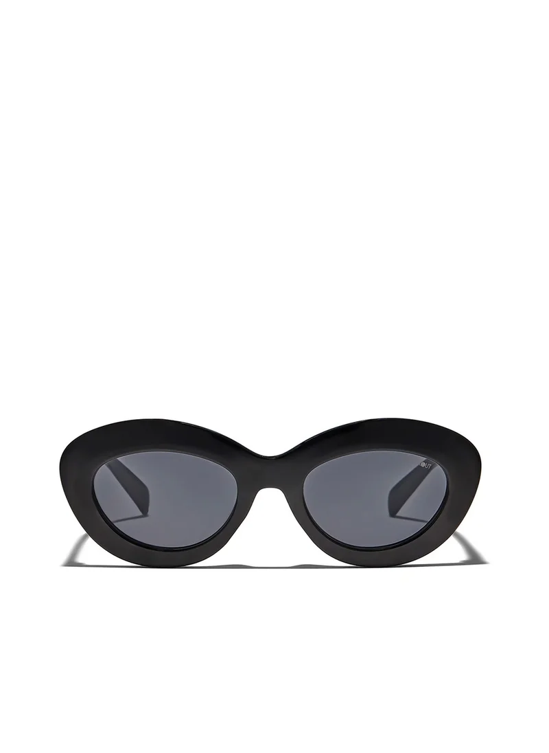 Blackout BlackOut ROSIE Women's Oval Sunglasses with UV400 Protection - Black