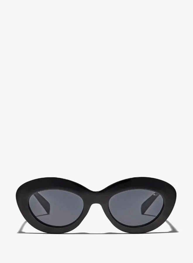 Blackout BlackOut ROSIE Women's Oval Sunglasses with UV400 Protection - Black