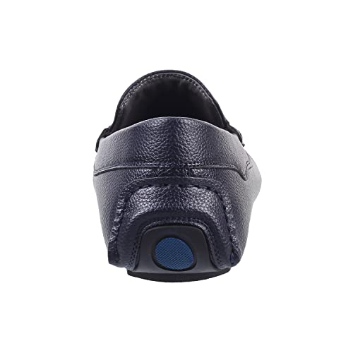Mochi Men Blue/Navy Leather Moccasin UK/6 EU/40 (71-8697) - Image 4