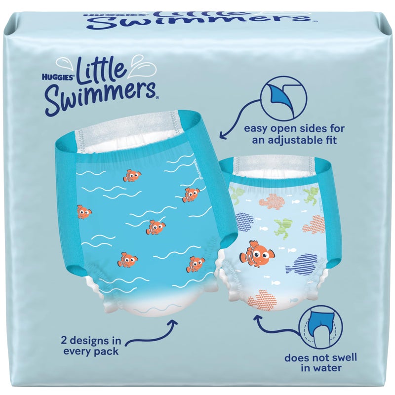 Huggies Little Swimmers Disposable Swim Diapers, Size 5-6 (32+ lbs), 34 Ct (2 packs of 17), Packaging May Vary - Image 5