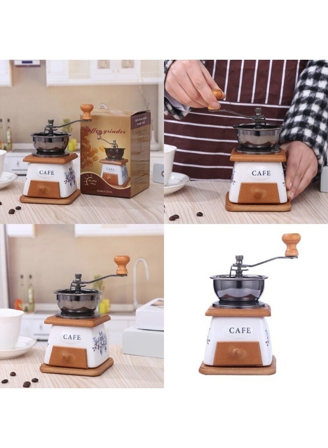 مطحنة حبوب القهوة اليدوية، آلة إسبريسو تعمل يدويًا للمطبخ والمكتب - Image 2