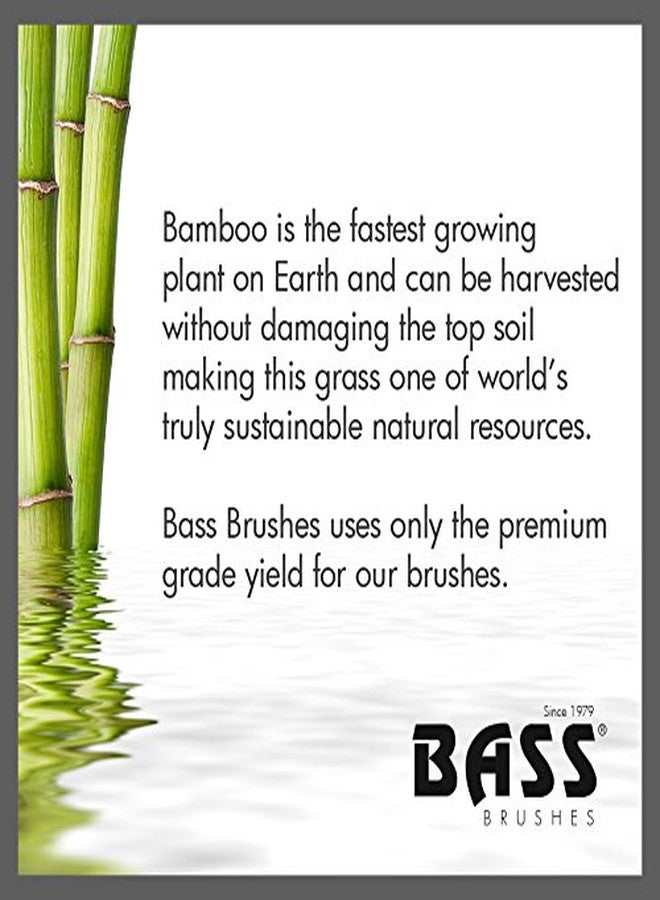 Bass Brushes | P Series | Straighten & Curl Round Hair Brush | Deluxe Length Styling Head | Natural Bristle | Pure Bamboo Handle | Large Barrel | Model P104 - Image 5