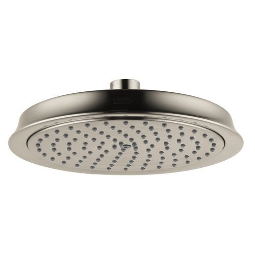hansgrohe Raindance Classic 8-inch Showerhead Upgrade Classic 1-Spray RainAir Air Infusion with Airpower with QuickClean in Brushed Nickel, 28421821 - Image 2