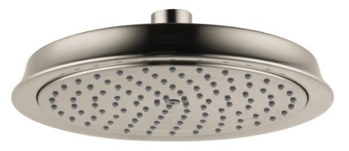 hansgrohe Raindance Classic 8-inch Showerhead Upgrade Classic 1-Spray RainAir Air Infusion with Airpower with QuickClean in Brushed Nickel, 28421821 - Image 3