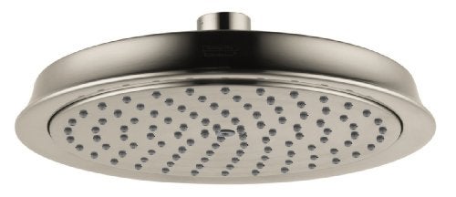 hansgrohe Raindance Classic 8-inch Showerhead Upgrade Classic 1-Spray RainAir Air Infusion with Airpower with QuickClean in Brushed Nickel, 28421821 - Image 5