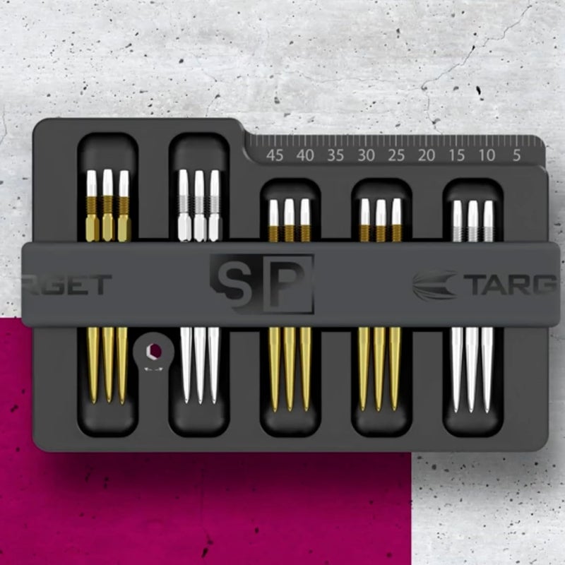 Target Darts صندوق سويس بوينت لحفظ النقاط - يحمل 5 مجموعات من النقاط، أسود - Image 5