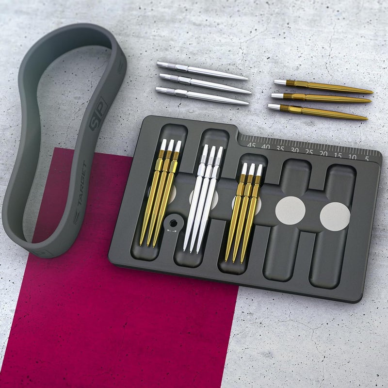 Target Darts صندوق سويس بوينت لحفظ النقاط - يحمل 5 مجموعات من النقاط، أسود - Image 4