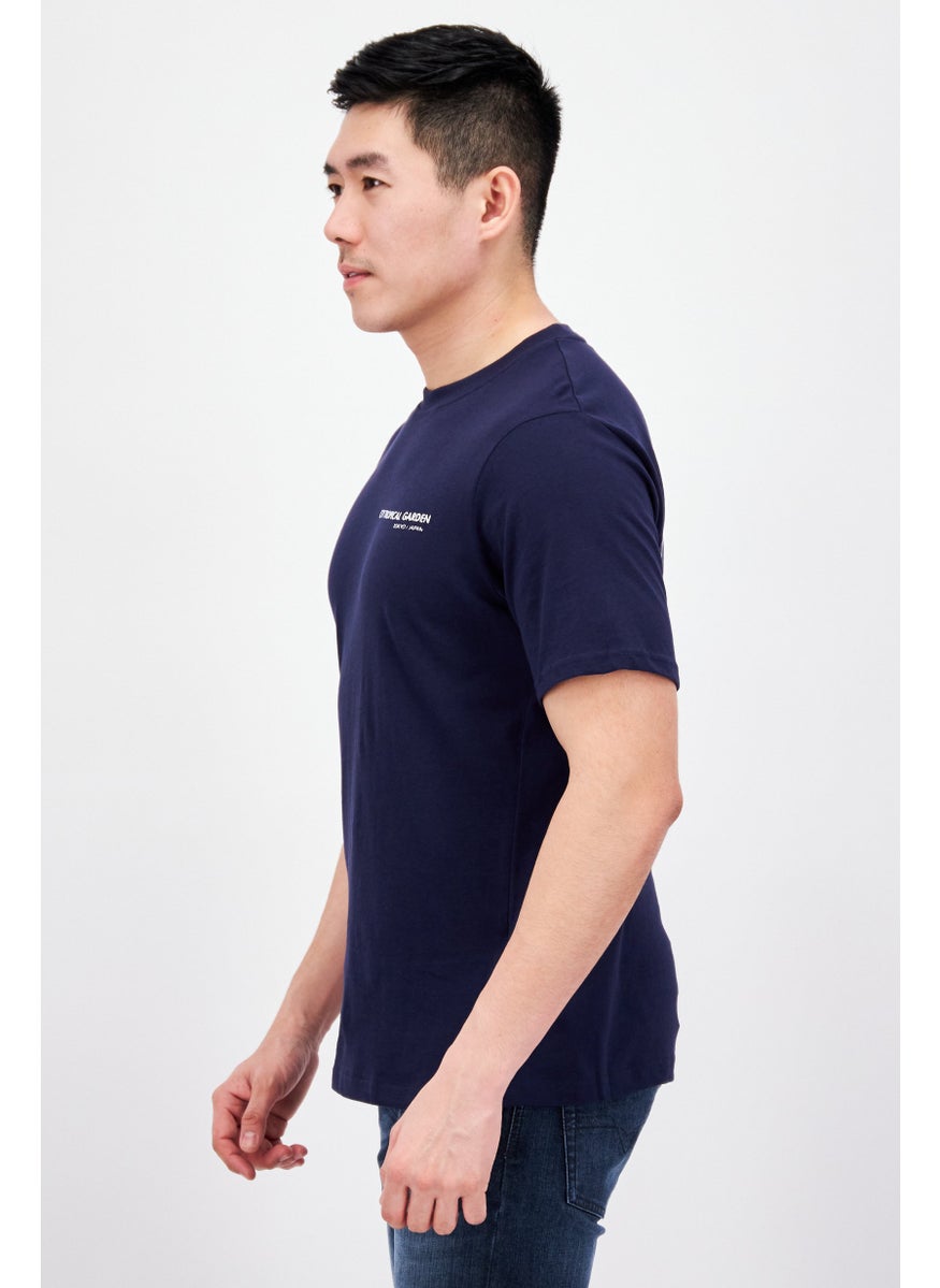 Men Crew Neck Short Sleeve Solid T Shirt, Navy - pzsku/Z1AB35D42E4B1E2B1426BZ/45/_/1729779389/98836caa-109c-4217-8bb6-fb4e22eb630c