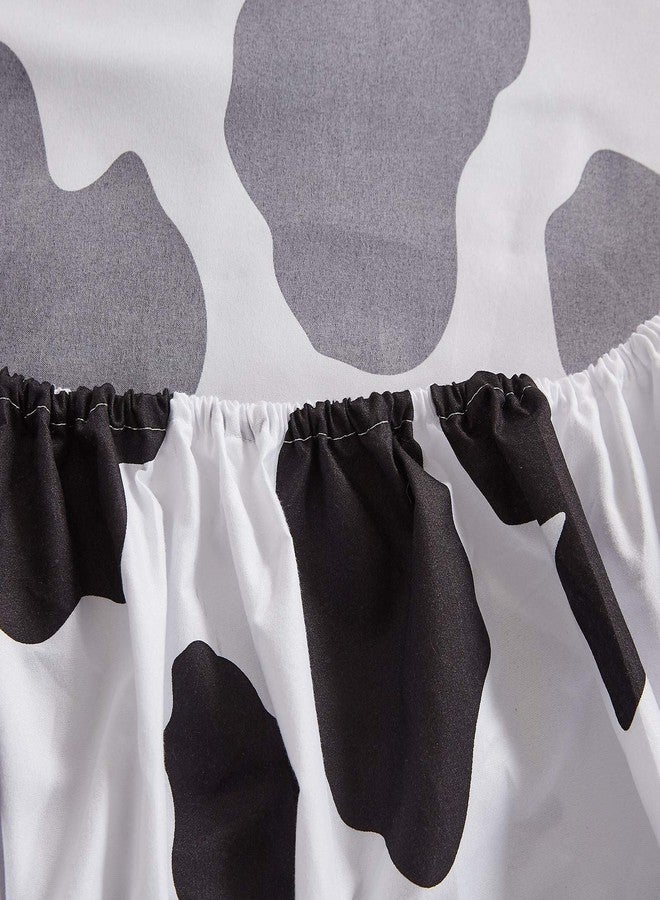 Mengersi Cow Kids Sheet Set Twin Size - Bed Sheets - Black White Cow Sheets - Deep Pockets - 1 Fitted Sheet, 1 Flat, 1 Pillow Case - 3 Piece - Image 5
