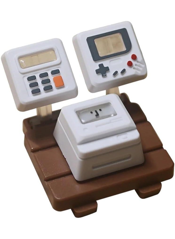 Cute Keycap, Custom 3D Keycap ESC Keycap R4 Profile Mechanical Keyboard Keycap Shine-Through Keycap 3D Printed Custom Keycap Retro Style Keycap for Mechanical Keyboard,Retro Mini Gaming Pad Keycap