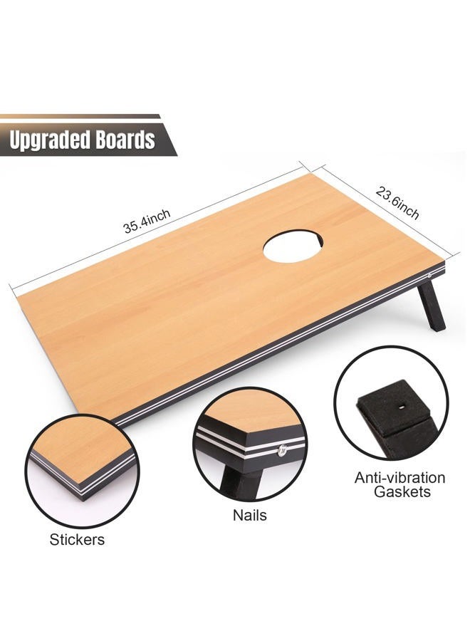 Outball Set Corn Holes Outdoor Game Boards Regulation Size Bean Bag Toss Game Outdoor for Adults Family Lawn Beach Outside Activities,Include Carrying Bag,3x2Feet - Image 3