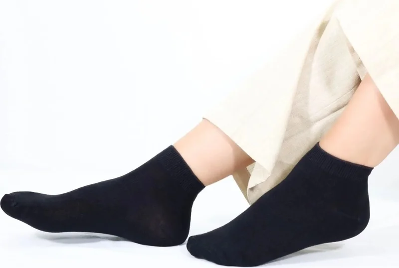 Kral Socks Women's Quality Bamboo Booties Socks (5 Pieces) Seamless Invisible Perfumed Short Model Socks