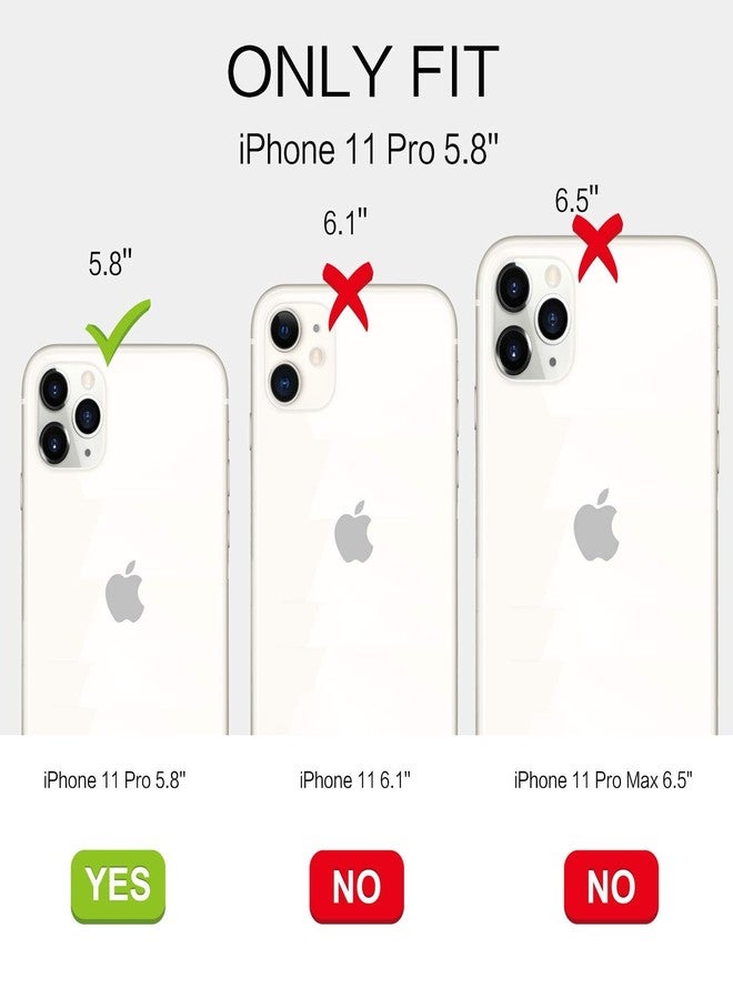 بنتوبين جراب BENTOBEN متوافق مع iPhone 11 Pro مع حامل حلقي 360 درجة، مقاوم للصدمات، نحيف، مزود بحامل مغناطيسي، مناسب للسيارة، جراب حماية للهاتف للرجال والنساء، متوافق مع iPhone 11 Pro مقاس 5.8 بوصة، أزرق رمادي/ذهبي - Image 2