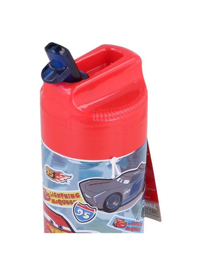 Disney Cars Sticker Bottle Eco Zen Hydro 430ml Multicolour Water Bottle Drinking Bottle Hydration Bottle Tumbler Flask Portable Glass Travel Mug - Image 4