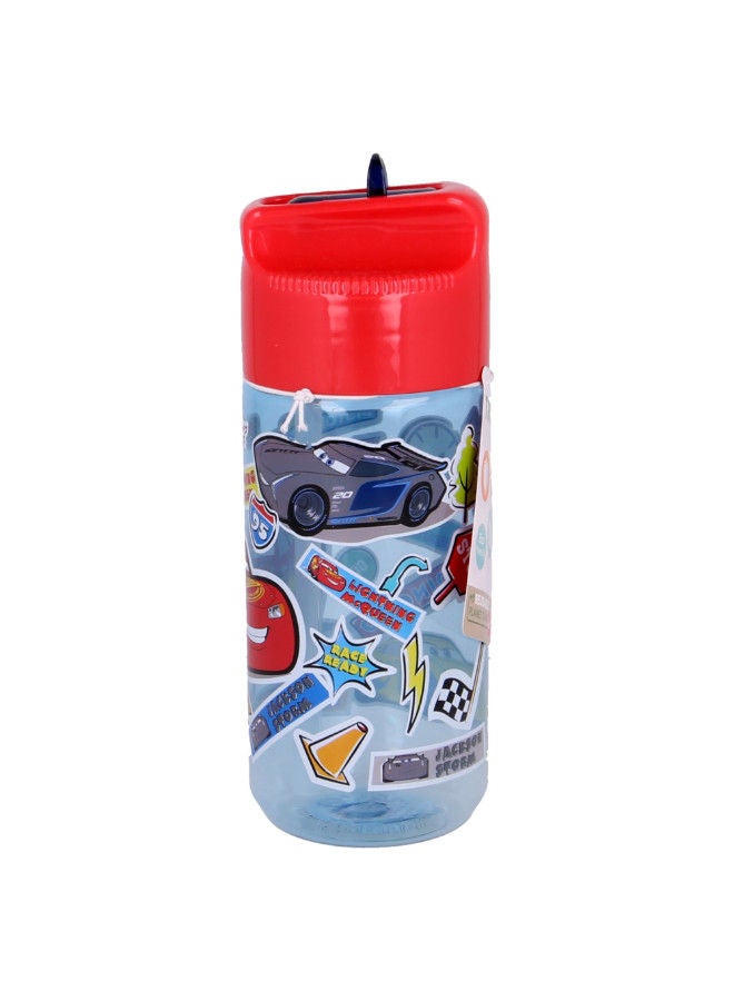 Disney Cars Sticker Bottle Eco Zen Hydro 430ml Multicolour Water Bottle Drinking Bottle Hydration Bottle Tumbler Flask Portable Glass Travel Mug - Image 3