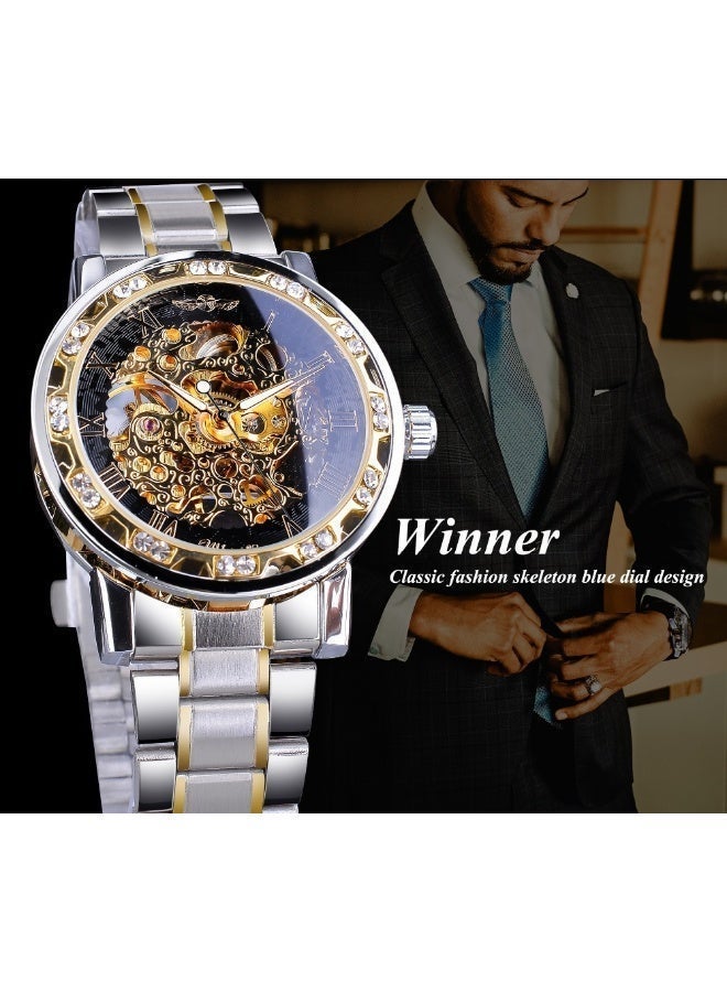 Winner Men's Mechanical Wristwatch Black watches - Image 3