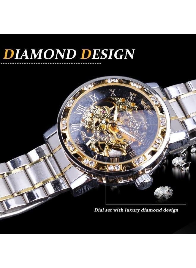 Winner Men's Mechanical Wristwatch Black watches - Image 4