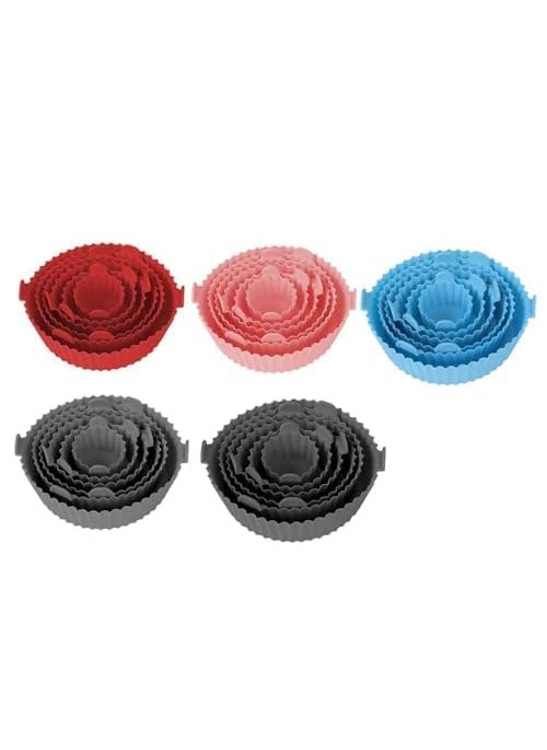 MIGORA MIGORA Air Fryer Silicone 6 Pieces Reusable air Fryer Silicone Liners Heat Resistant NonStick air Fryer Basket for air Fryer Oven Accessories  - Image 1