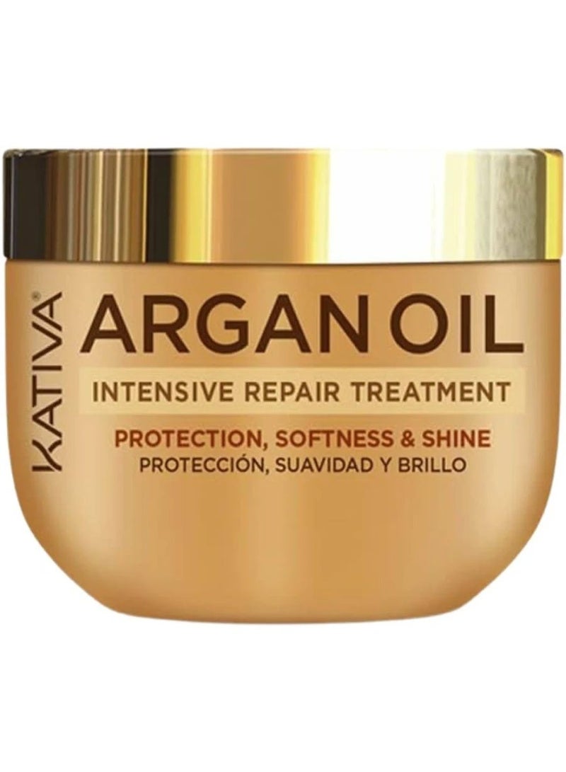 Kativa Argan Oil Protection Softness & Shine Intensive Repair Treatment 300ml - Image 1