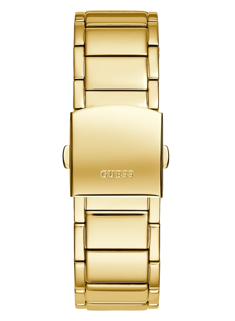 GUESS Phoenix Men's Gold Tone Stainless Steel Band Watch GW0387G2 - 43mm - Gold - Image 2