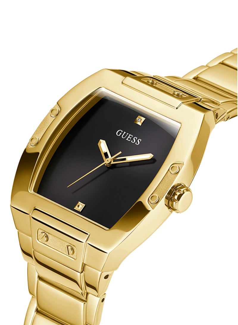 GUESS Phoenix Men's Gold Tone Stainless Steel Band Watch GW0387G2 - 43mm - Gold - Image 4