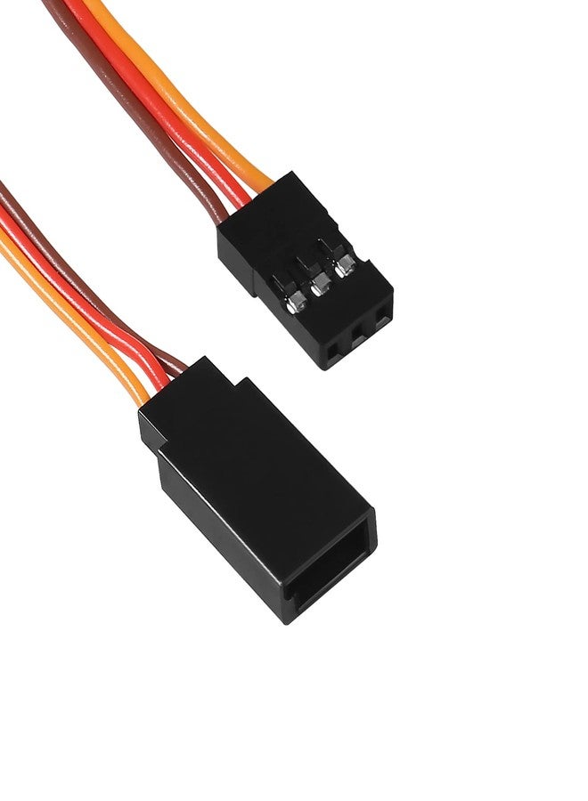 Diitao 25PCS Servo Extension Lead Wire Cable 5 Sizes 3-Pin Servo Extension Cable Wire Cord Male to Female RC Servo Remote Control Cord Cable Connector for RC Cars Airplanes(10cm 15cm 20cm 30cm 50cm) - Image 4