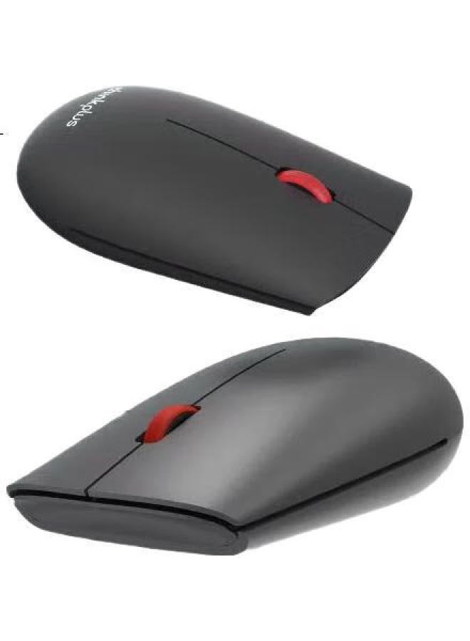 thinkpad Lenovo Thinkplus T60X Wireless Bluetooth Dual Mode Mouse Intelligent Sleep Ergonomic Fit Black - Image 2