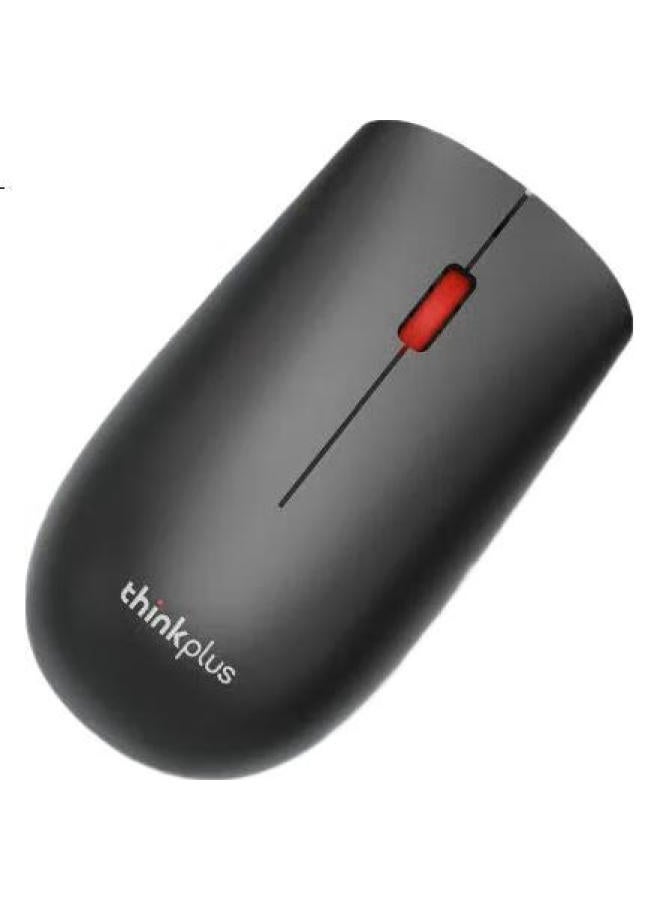 thinkpad Lenovo Thinkplus T60X Wireless Bluetooth Dual Mode Mouse Intelligent Sleep Ergonomic Fit Black - Image 1