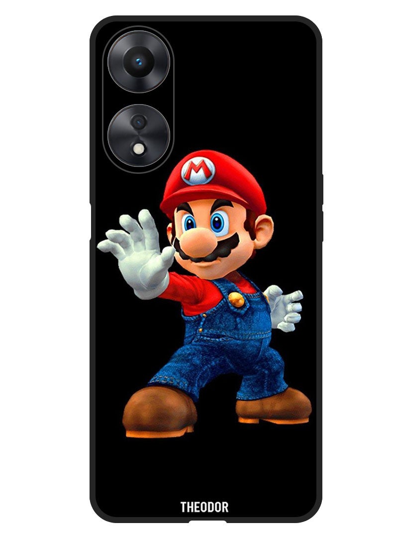 Theodor Protective Case Anti Scratch Shock Proof Bumper Cover For Oppo A1 5G Super Mario - Image 1