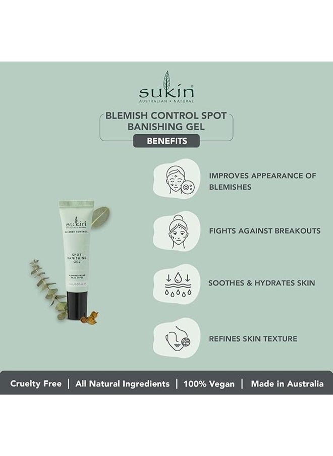 Sukin Sukin Blemish Control Spot Banish Gel, Targeted Treatment For Blemish Prone Skin, 15Ml  - Image 3