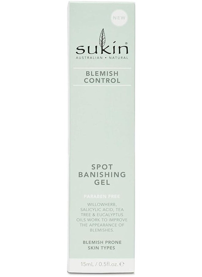 Sukin Sukin Blemish Control Spot Banish Gel, Targeted Treatment For Blemish Prone Skin, 15Ml  - Image 2